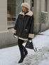 DAMEN FLEECEJACKE IN SCHWARZ | WINTERKOLLEKTION
